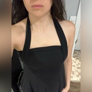 LULULEMON black and white reversible dress WITH POCKETS size medium